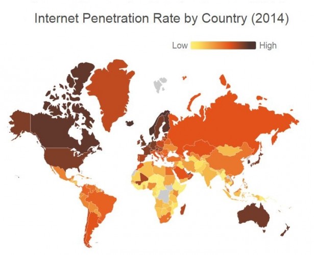 Internet Availability By Country - Voip, Dsl Isp, Cable & Wireless 